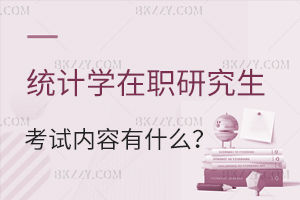 統計學在職研究生考試內容都有什么？
