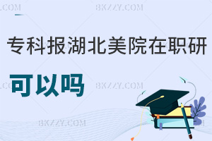 專科報考湖北美術(shù)學院在職研究生可以嗎，職業(yè)前景怎么樣？