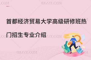 首都經(jīng)濟貿(mào)易大學(xué)高級研修班熱門招生專業(yè)介紹